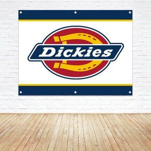 DICKIES Logo Vinyl Banner 1.5x2.5ft. Sign Retail Apparel Clothing Boutique Shop